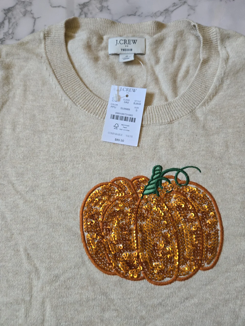 J. Crew #back crewneck